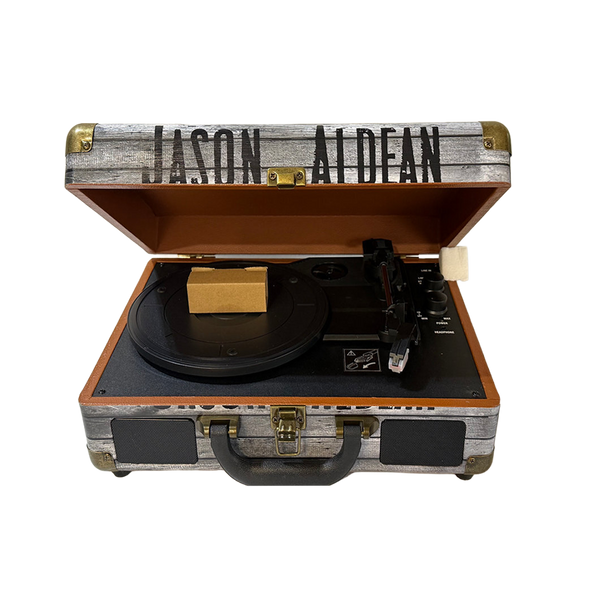 Autographed Limited Edition Jason Aldean Turntable