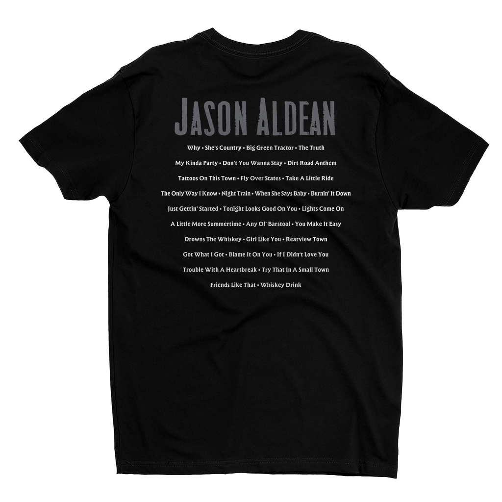 30 Number One Hits Tee – Jason Aldean Official Store