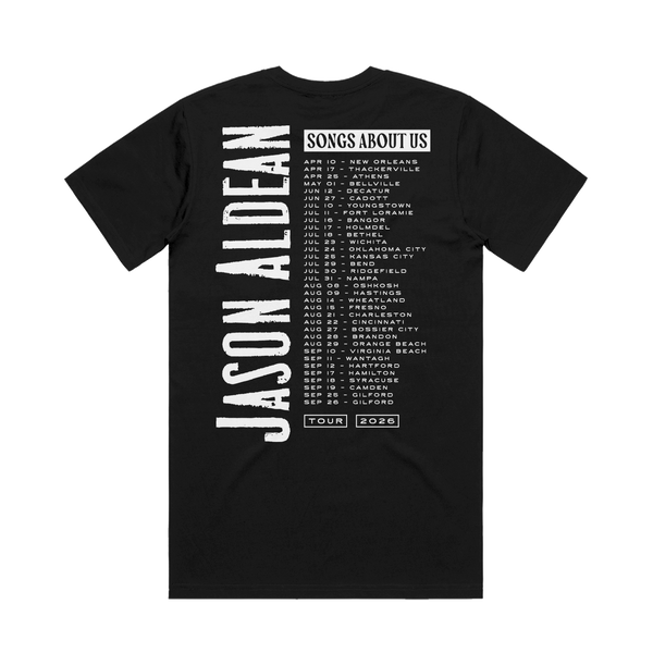 Songs About Us Tour Photo Tee Back