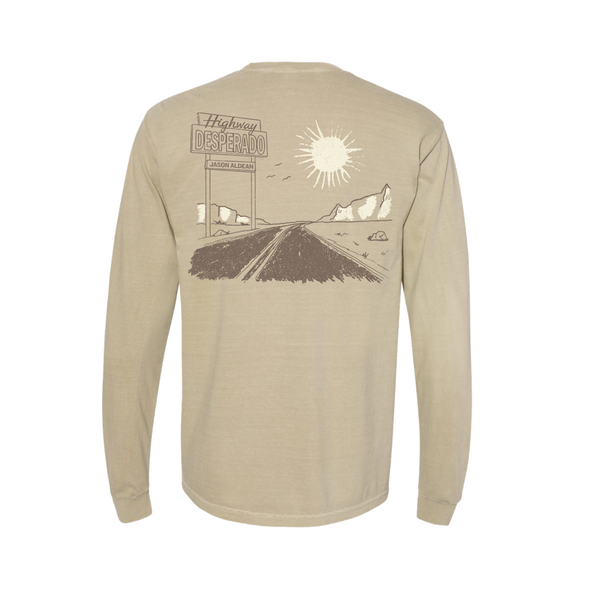 Highway Desperado Tan Long Sleeve Back