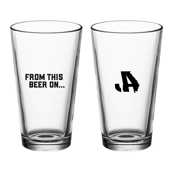 From This Beer On Pint Glass