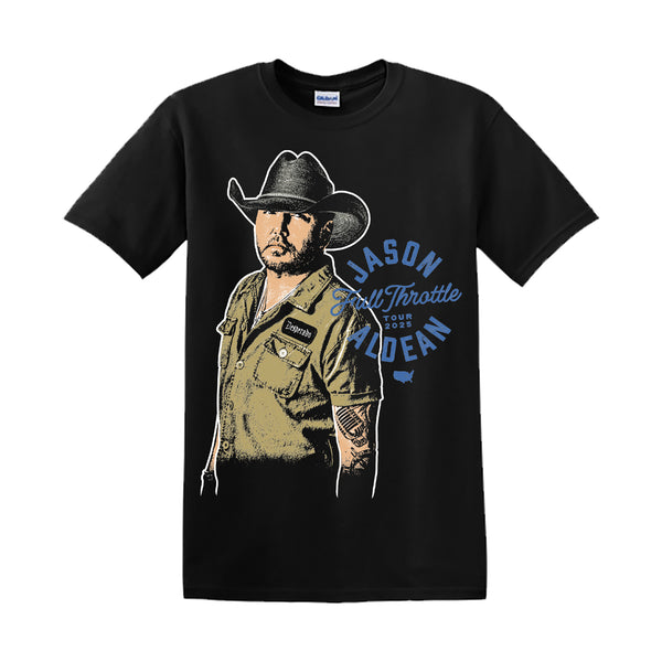 Full Throttle Tour Photo Tee Front