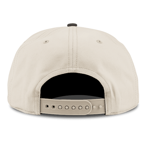 Cream Snapback Hat