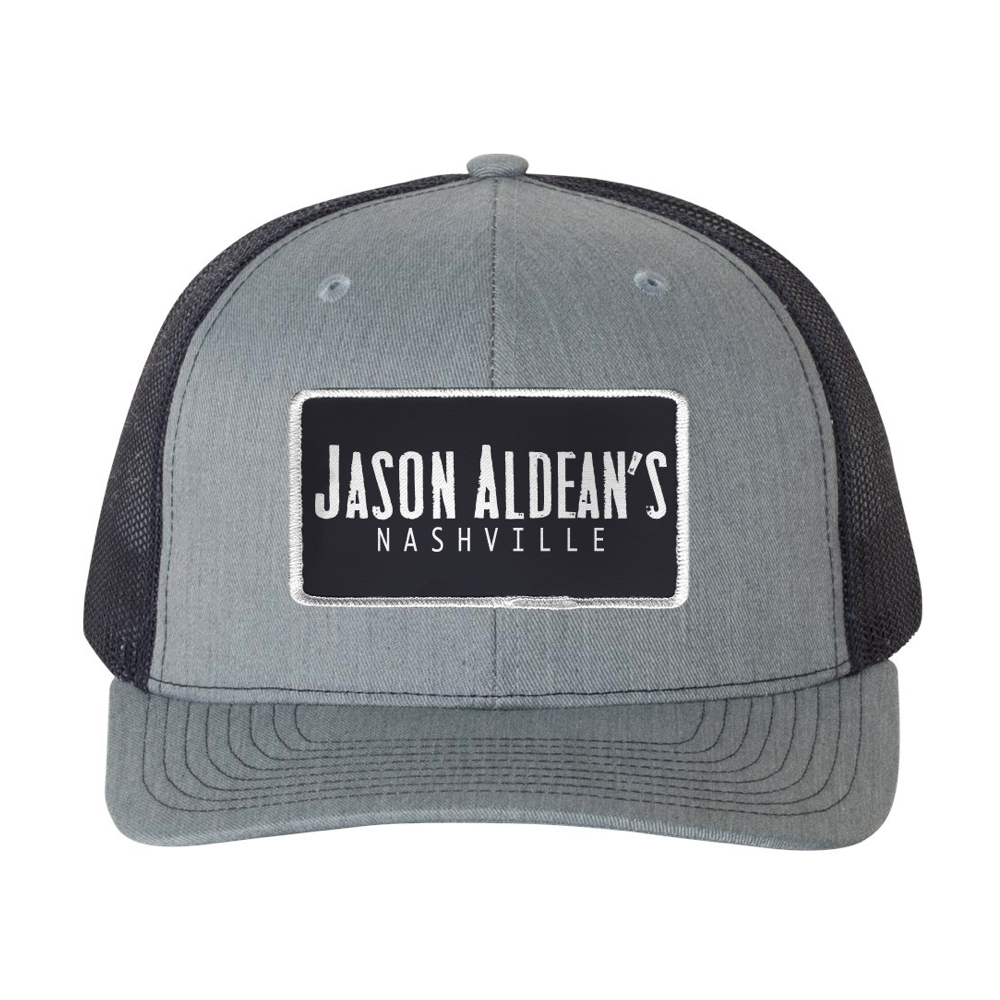 Jason Aldean's Nashville Grey & Black Patch Hat – Jason Aldean Official ...