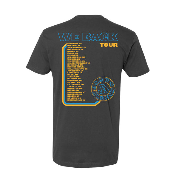 We Back Tour Charcoal Photo Tee