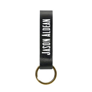 Jason Aldean Leather Keychain