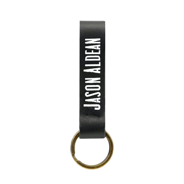 Jason Aldean Leather Keychain