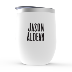 Jason Aldean Wine Tumbler